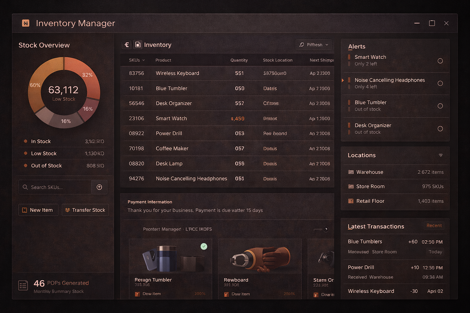 Inventory desktop app preview