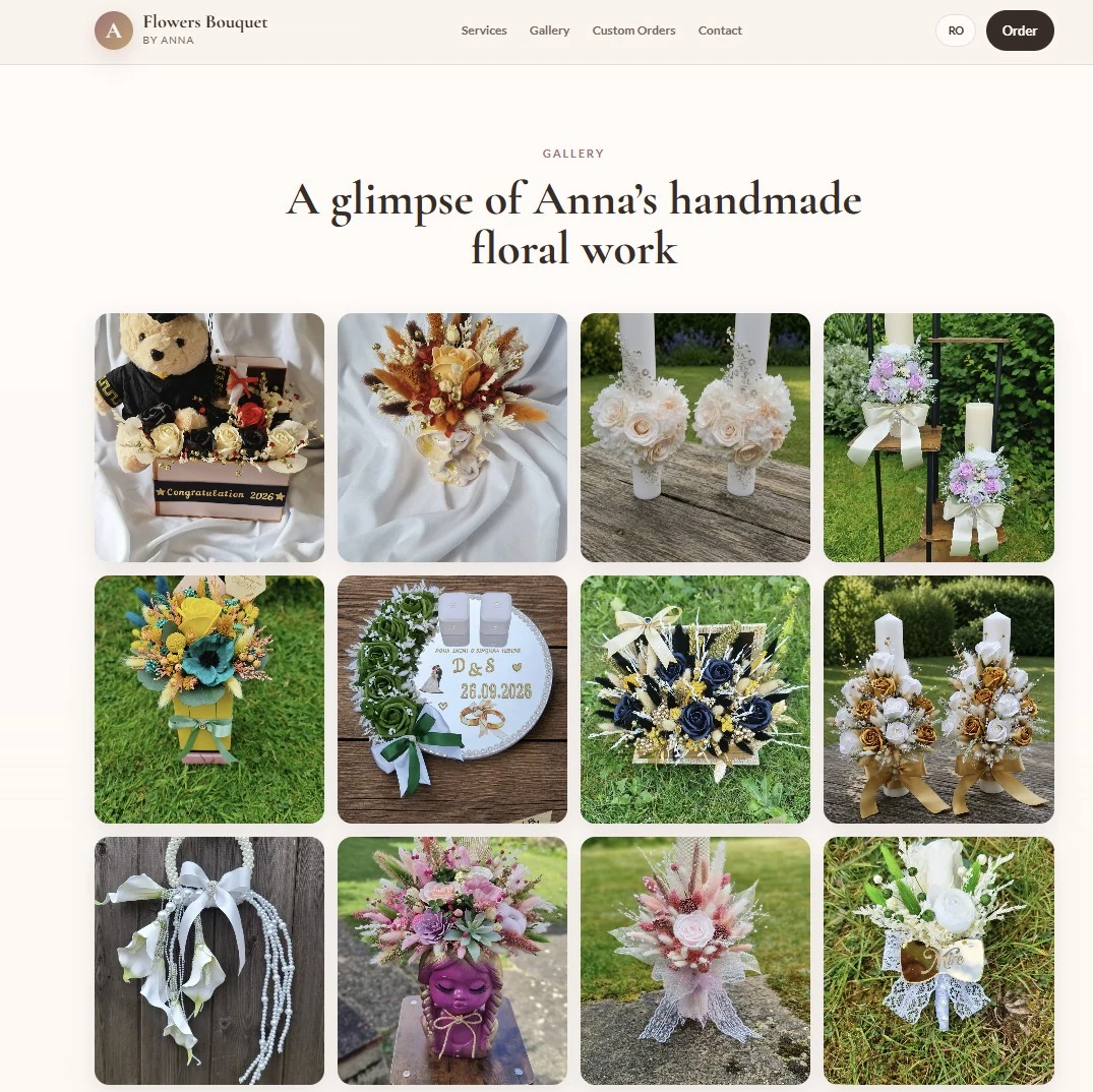 Flowers Bouquet By Anna product gallery