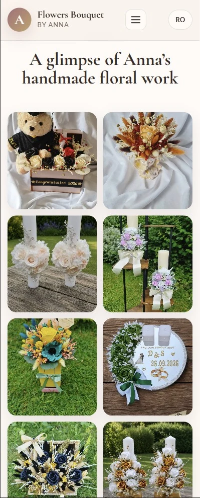 Flowers Bouquet By Anna mobile product gallery